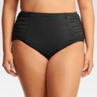 Beach Betty By Miracle Brands Women's Plus Size Slimming Control High Waist Bikini Swim Bottom - Black