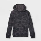 Boys' Fleece Hooded Sweatshirt - All In Motion Black