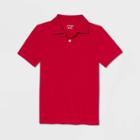 Petiteboys' Short Sleeve Performance Uniform Polo Shirt - Cat & Jack Red