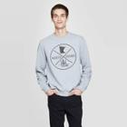 Gender Inclusive Long Sleeve Crewneck North Bound Graphic Sweatshirt - Awake Gray