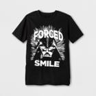 Boys' Star Wars Vader Forced Smile Short Sleeve T-shirt - Black