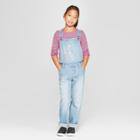 Girls' Embroidered Unicorn Coveralls - Cat & Jack Light Denim