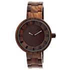Women's Earth Root Watch With Luminous Hands-brown, Brown