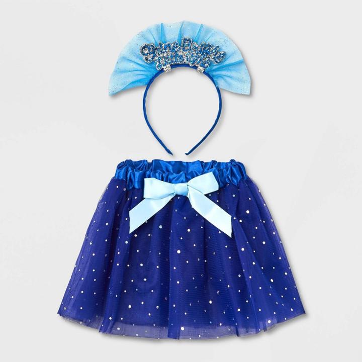 Toddler Headband & Tutu Set - Cat & Jack Blue