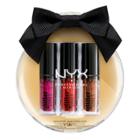 Nyx Professional Makeup Love Lust Disco Glitter Goal Liquid Lipstick Holiday Kit