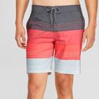 Men's 8.5 Striped Incentive Board Shorts - Goodfellow & Co Red