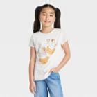 Girls' 'bear Ice Cream' Short Sleeve Graphic T-shirt - Cat & Jack Oatmeal Heather Xs, Oatmeal Grey