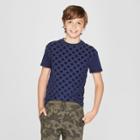 Boys' Short Sleeve Sweatshirt - Cat & Jack Navy