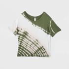 Women's Short Sleeve Tie-dye T-shirt - Joylab Green