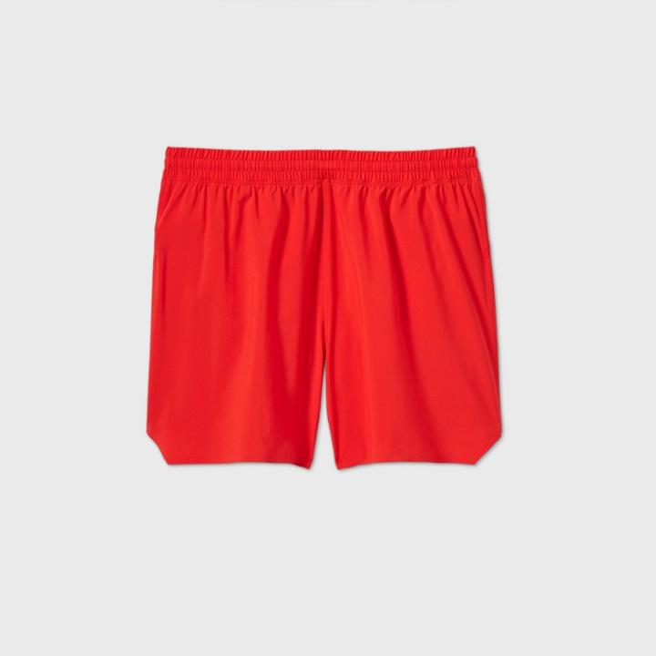 All In Motion Men's 5 Lined Run Shorts - All In