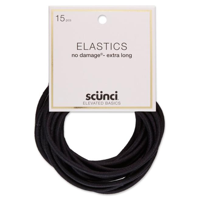 Scunci 4mm No Damage Extra Long Elastics