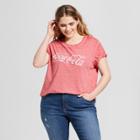 Women's Coca-cola Plus Size Short Sleeve Graphic T-shirt (juniors') Red