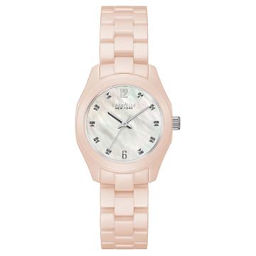 Women's Caravelle New York Analog Watch - Pale Pink,