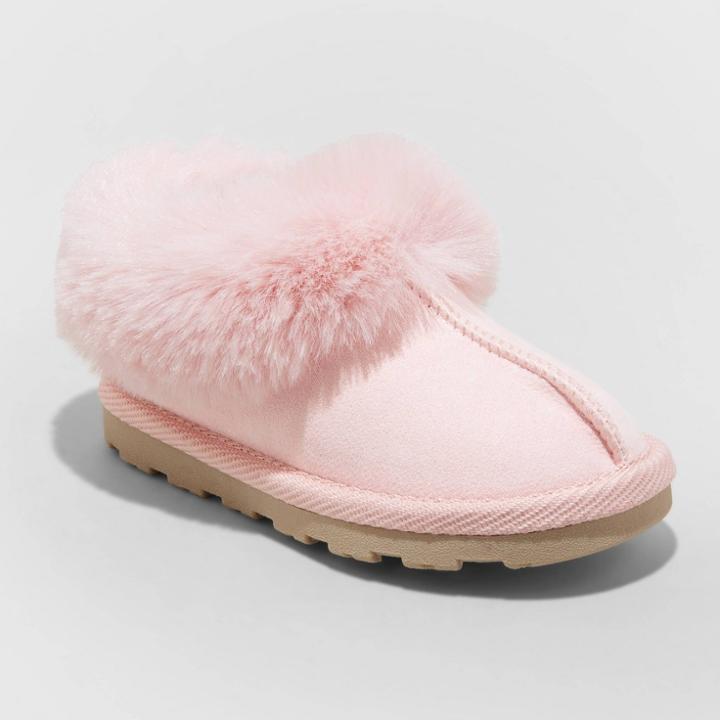 Toddler Girls' Callie Scuff Slippers - Cat & Jack Pink