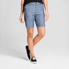 Women's 9 Chino Shorts - A New Day Chambray