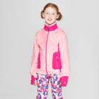 Girls' Long Sleeve Fleece Jacket - C9 Champion Pink