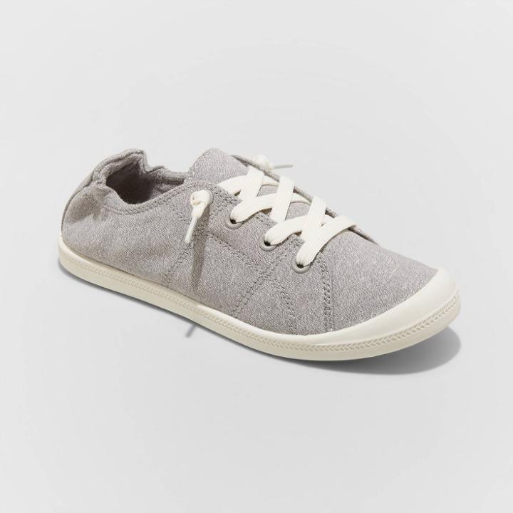 Women's Mad Love Lennie Lace Up Canvas Sneakers - Gray