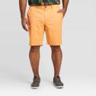 Men's Big & Tall 10.5 Flat Front Shorts - Goodfellow & Co Yellow