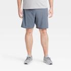Men's 9 Lined Run Shorts - All In Motion Navy Heather S, Men's, Size: Small, Blue Grey