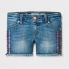 Girls' Denim Shorts With Side Tape Detail - Cat & Jack