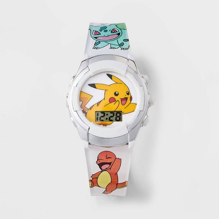 Pokemon Girls' Pokmon Watch - Off White