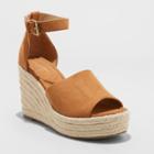 Women's Emery Espadrille Sandals - Universal Thread Chestnut (brown)