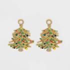 Sugarfix By Baublebar Holiday Tree Drop Earrings - Green