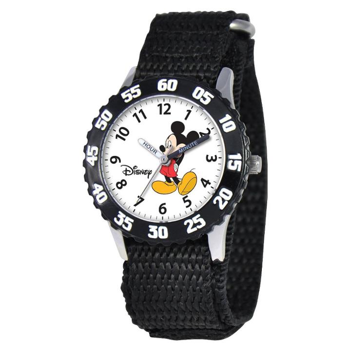 Disney Kid's Mickey Watch - Black, Boy's,