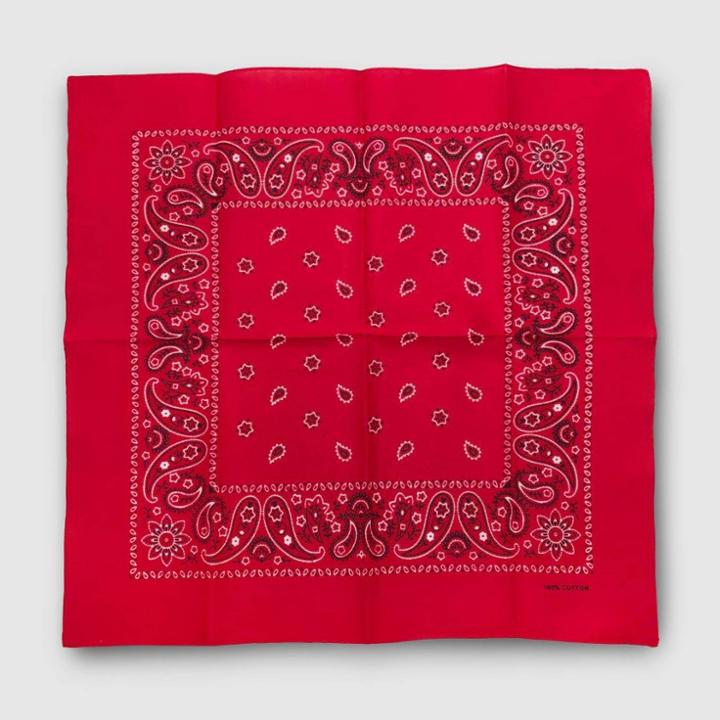 No Brand Adult Unisex Essential Bandana - Red