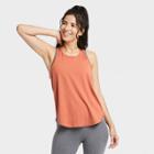 Women's Racerback Essential Tank Top - All In Motion Rust Xs, Women's, Red