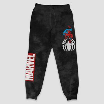 Men's Marvel Spider-man: Miles Morales Jogger Pants - Charcoal Gray