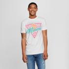 Men's Short Sleeve The Magic City Triangle Graphic T-shirt - Awake White