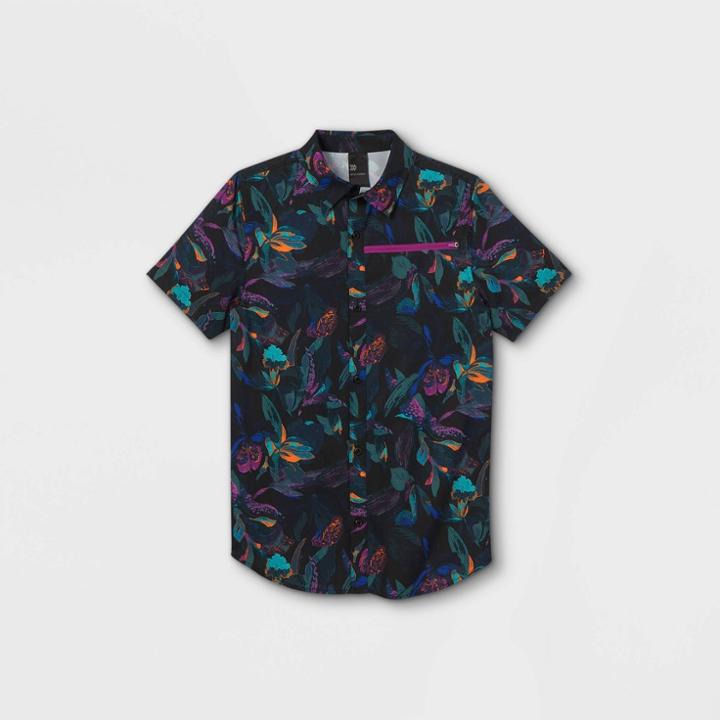 Boys' Short Sleeve Adventure Shirt - All In Motion Purple