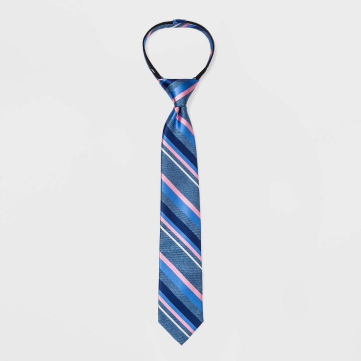 Boys' Striped Tie - Cat & Jack Pink S/m, Boy's, Size: