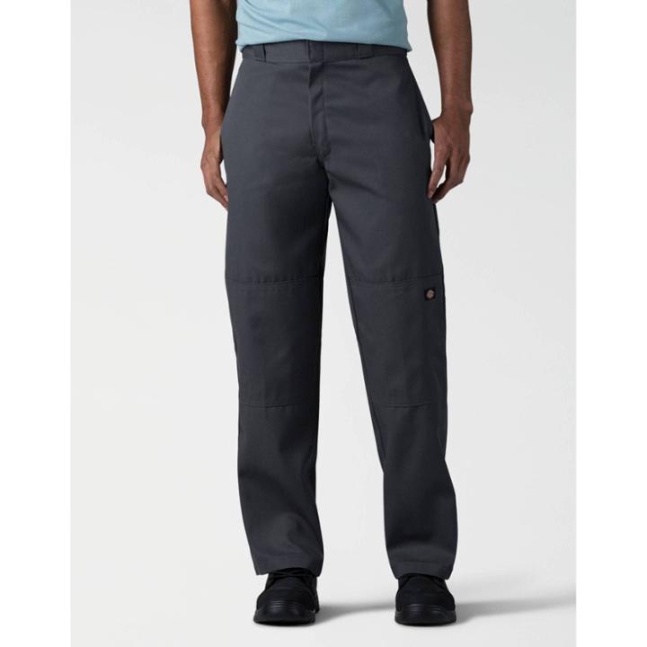Dickies Men's Big & Tall Loose Fit Double Knee Work Pants - Charcoal