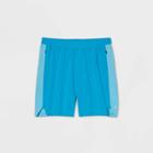 Men's 7 Unlined Run Shorts - All In Motion Turquoise S, Men's,