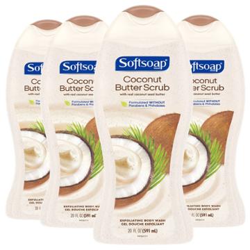 Softsoap Body Wash Coconut Butter Scrub