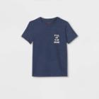 Boys' Short Sleeve 'full Of Sunshine' Graphic T-shirt - Cat & Jack Navy Xs, Blue/yellow