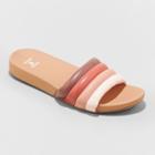 Women's Kendra Single Band Slide Sandals - Shade & Shore 6,