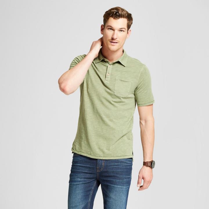 Men's Short Sleeve Polo Shirt - Goodfellow & Co Orchid