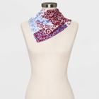 Mad Engine Women's Patchwork Floral Print Bandana - Red/white/blue