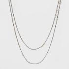 Target Station Chain With Scattered Crimps Necklace - Universal Thread,