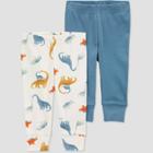 Carter's Just One You Baby Boys' 2pk Multi Dino Pants - Newborn, One Color