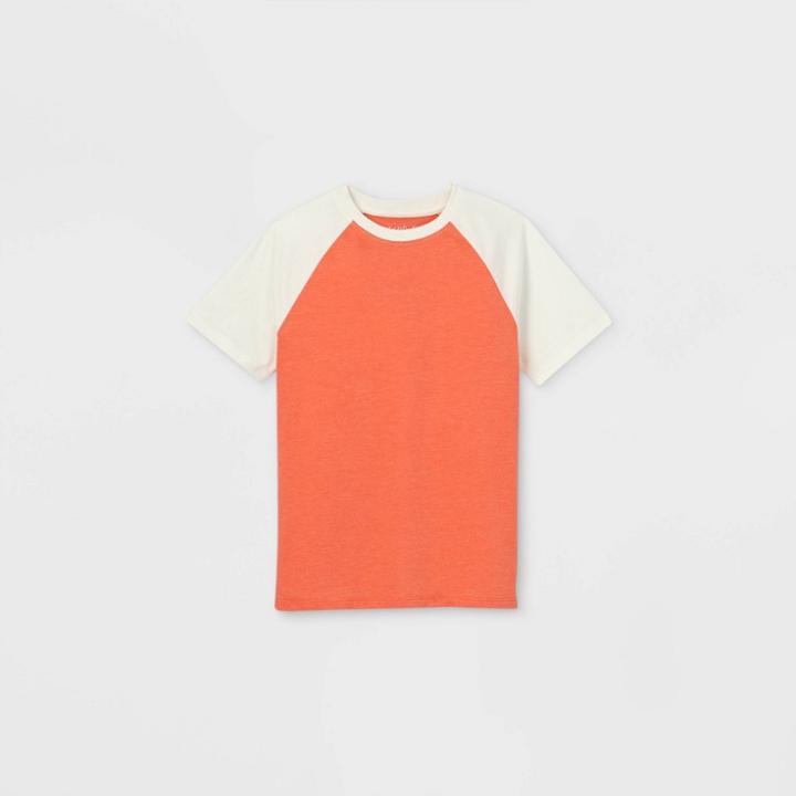 Boys' Short Sleeve T-shirt - Cat & Jack Red/orange
