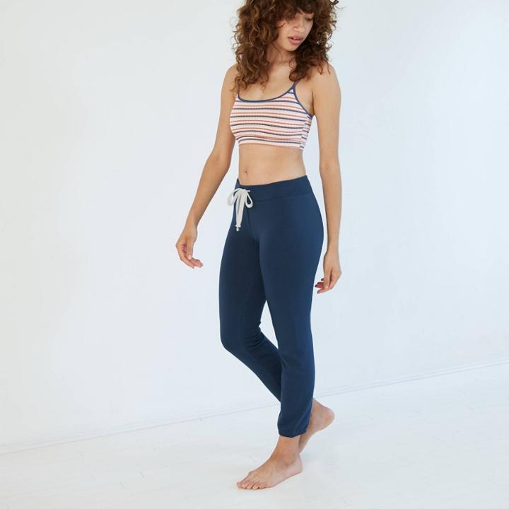 Women's Fleece Lounge Jogger Pants - Colsie Blue
