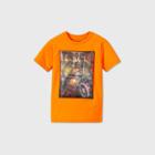 Boys' Short Sleeve Marvel Avengers Lenticular Halloween T-shirt - Orange