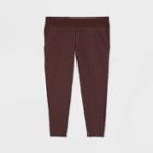 Men's Big & Tall Statement Fleece Jogger Pants - All In Motion Dark Berry Xxxl, Dark Pink