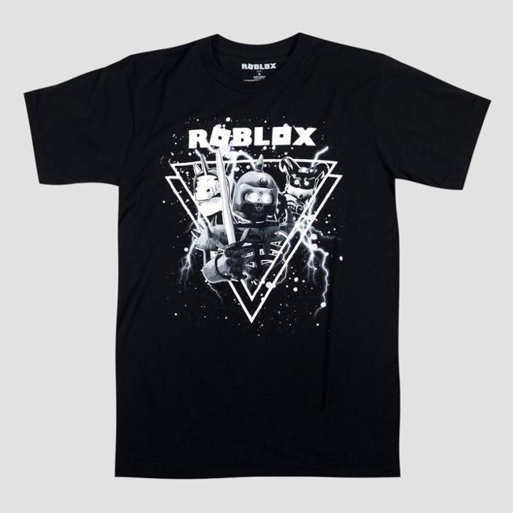 Men's Roblox Logo Short Sleeve Graphic T-shirt - Black