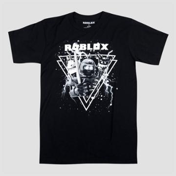 Men's Roblox Logo Short Sleeve Graphic T-shirt - Black