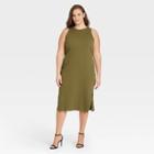 Women's Plus Size Tank Dress - Who What Wear Green